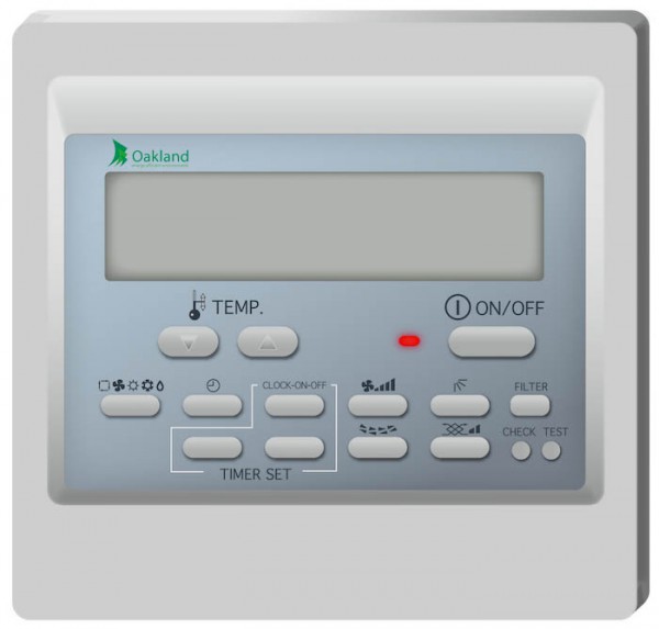 air conditioning control panel